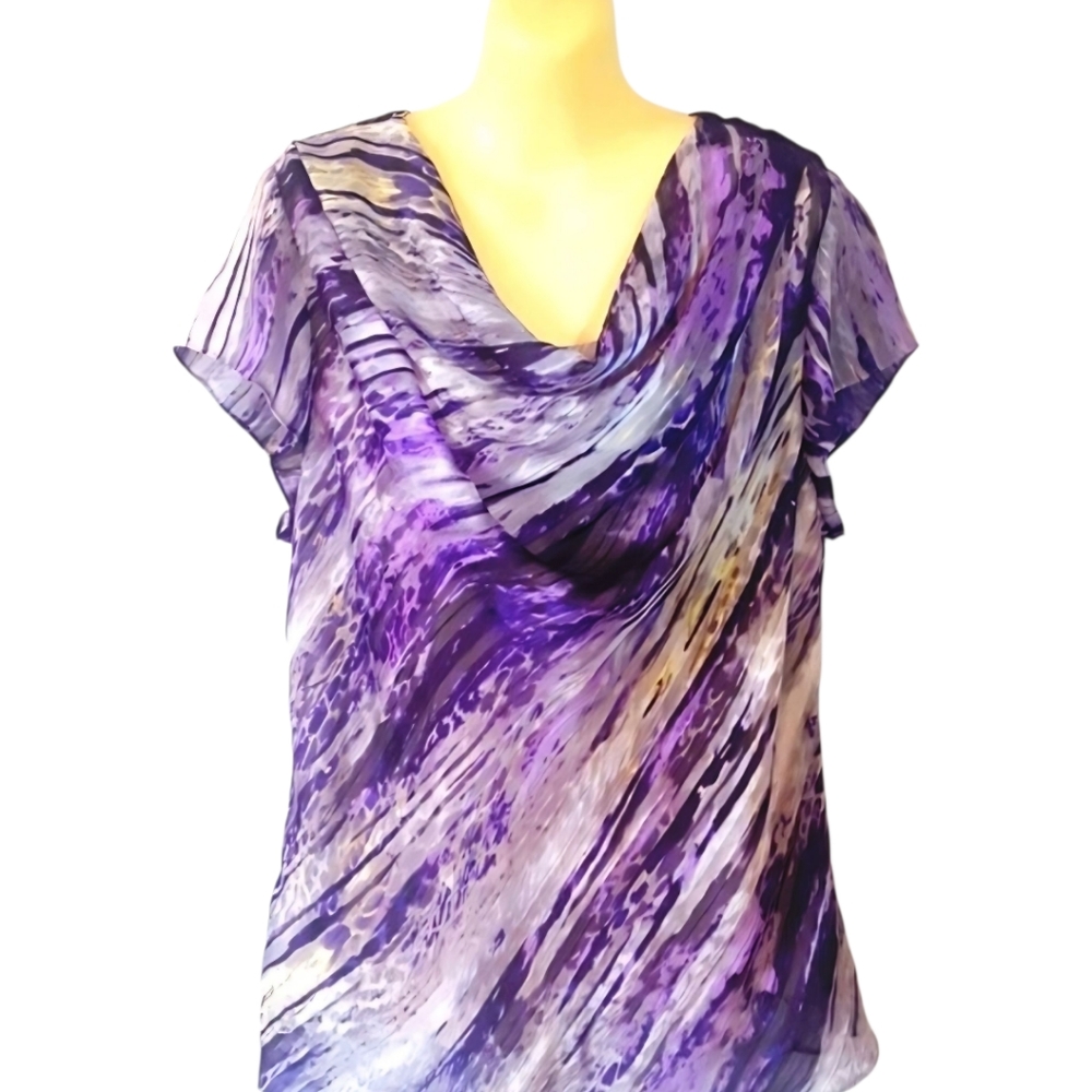 Jones New York Purple Top